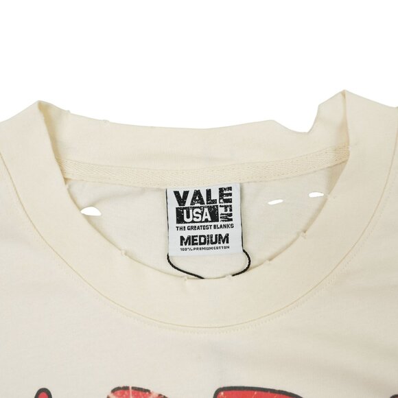 Vale Forever All Dogs Go To Heaven T-shirt Cream - Picture 3 of 4